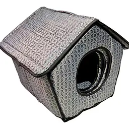 Домик для кошек и собак, дерматин, (три размера)