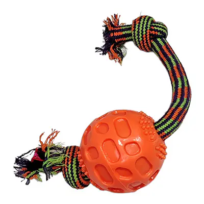 Игрушка веревочная с мячом, 32 см основное изображение