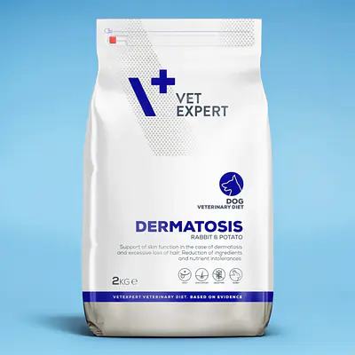 Vet Expert, 4T Veterinary diet dermatosis dog с кроликом основное изображение