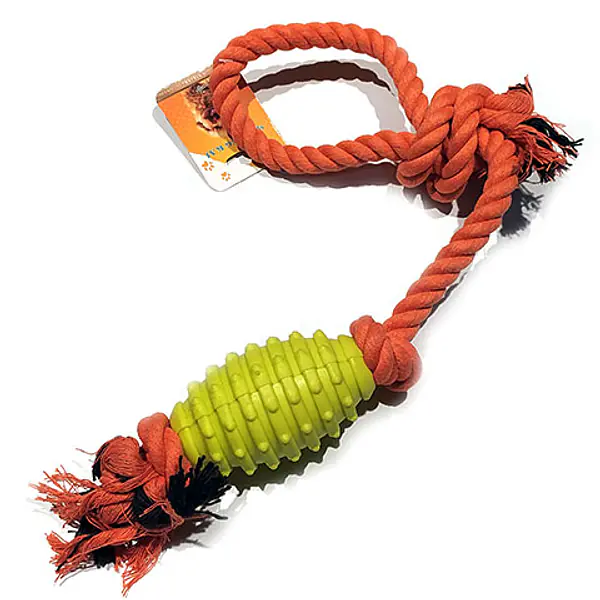 Игрушка веревочная, с мячом, 50 см