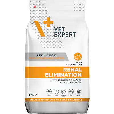 Vet Expert 4T VETERINARY DIET RENAL DOG ELIMINATION, с кроликом дополнительное изображение