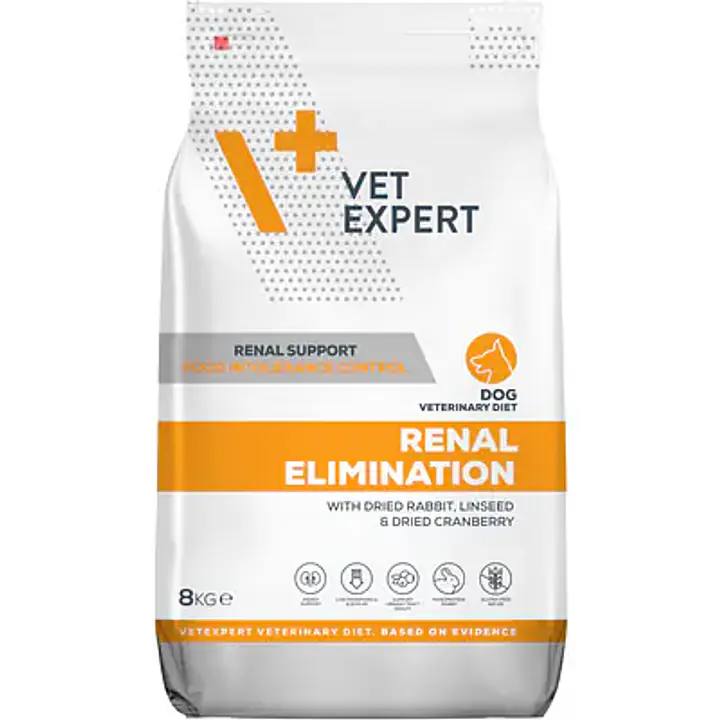 Vet Expert 4T VETERINARY DIET RENAL DOG ELIMINATION, с кроликом - Master